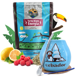 Yerba Mate set de invierno de inicio Rio Parana 500g