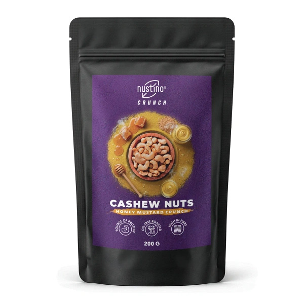 Nustino Crunch – Anacardos tostados – Honey Mustard Crunch 200 g