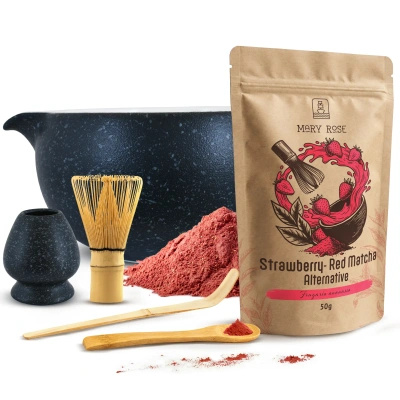 Set para preparar Red Matcha