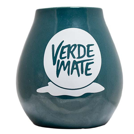 Mate / Taza de cerámica 350 ml – con logo de Verde Mate Green – edición invierno 