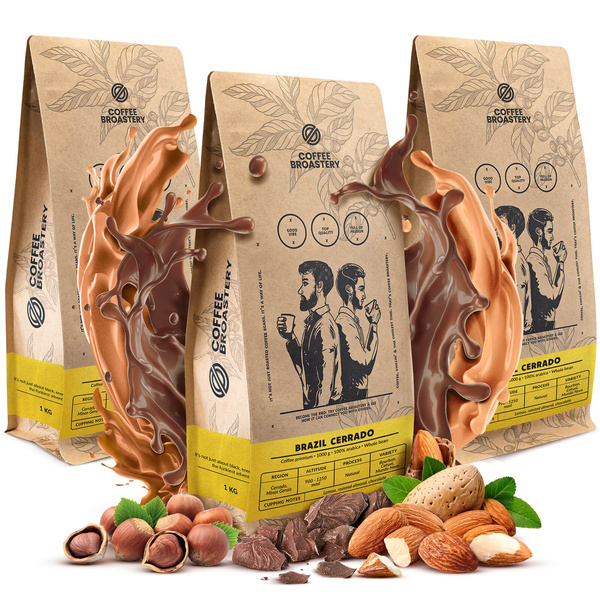 Set de Bro Coffee Roastery Brazil Cerrado 3x1kg (3kg)
