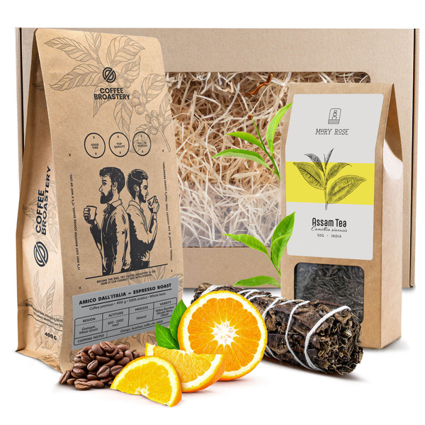 Set de regalo de Café Bro Coffee Roastery + Té + Salvia Negra Incienso