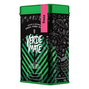 Yerbera – lata con Verde Mate Green Fresa 0,5kg 