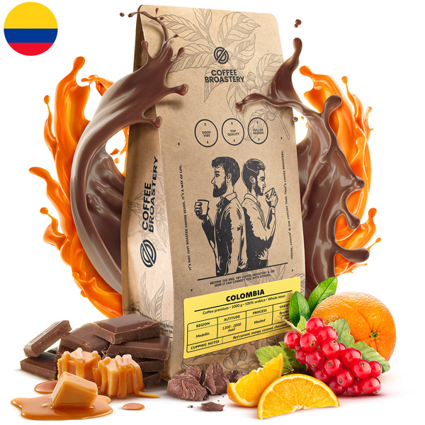 Bro Coffee Roastery - Café arábica en grano Colombia Medellin Premium 1 kg