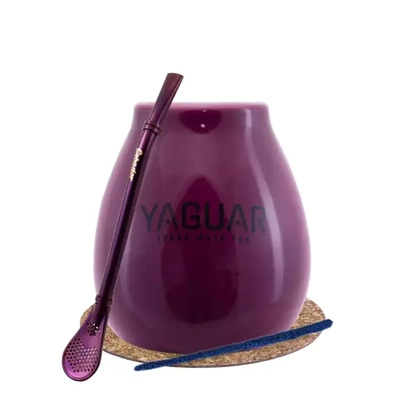 El original set de yerba mate de Yaguar