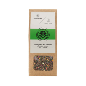 Set para Chakra Corona (Sahasrara): té de chakra + piedra mágica