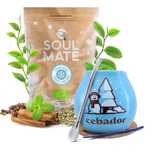 Yerba Mate set de invierno de inicio Soul Mate Frosty 500g