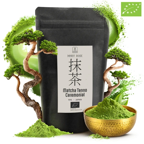 Mary Rose – Té verde Matcha Tenno japonés (BIO) Ceremonial 50 g