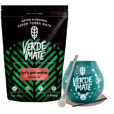 Yerba Verde Mate set de invierno 500g