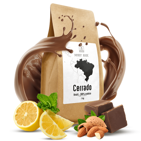 Mary Rose -  café arábica en grano Brazil Cerrado premium 1 kg