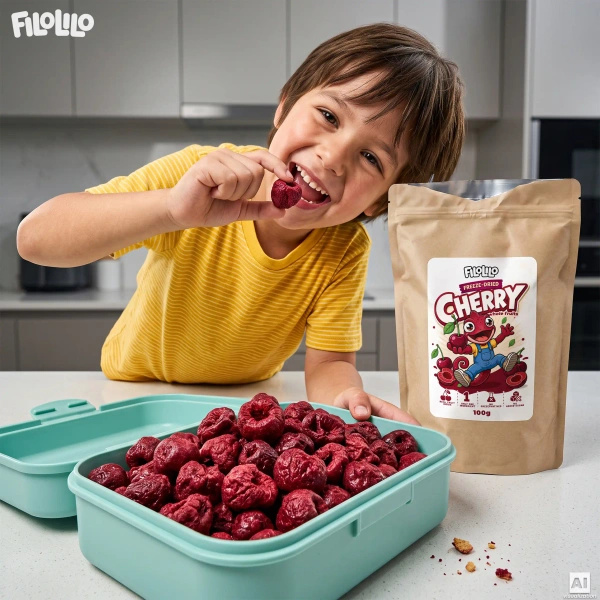 FiloLilo – Cerezas liofilizadas (enteras, sin hueso) 100 g