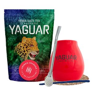 Yerba Mate Yaguar Energia 500 g + Accesorios - Set para principiantes