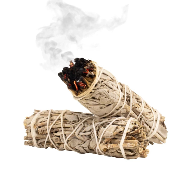 2x Kit de limpieza Salvia Blanca+Palo Santo
