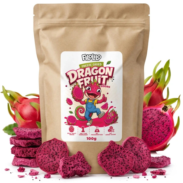 FiloLilo – Pitaya liofilizada (rodajas) 100 g