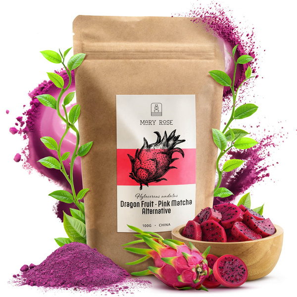 Mary Rose – Pink Matcha Alternative – Fruta del dragón (en polvo) 100 g