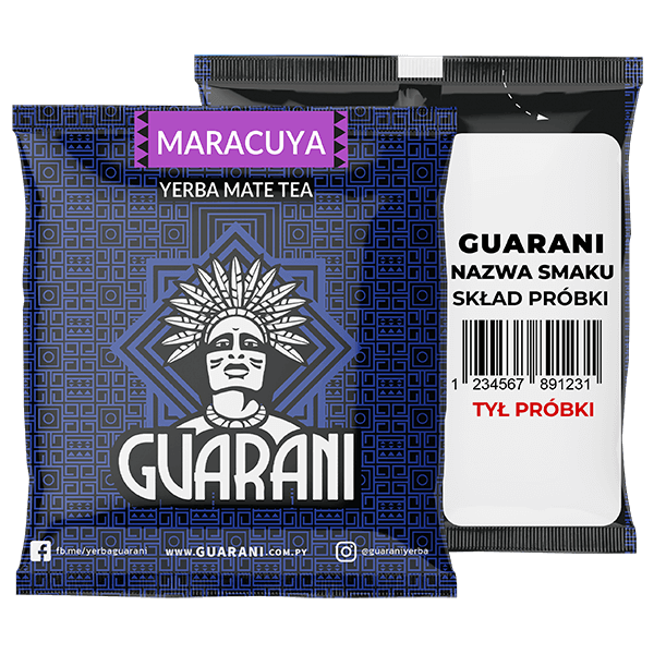 Yerba Mate Set Guarani calabaza + bombilla para dos