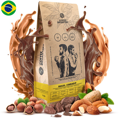 Bro Coffee Roastery - Café arábica en grano Brazil Cerrado Premium 1 kg