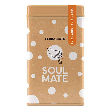 Yerbera – lata con Soul Mate Orgánica Anís 0,5kg 