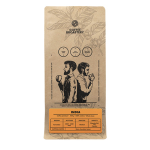 Bro Coffee Roastery - Café arábica en grano India Karnataka Premium 400 g