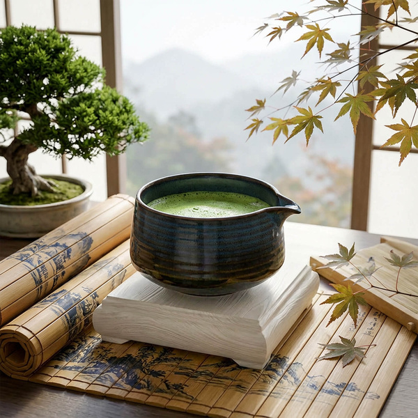 Matchawan - Tazón de Cerámica Matcha con Pitorro - Ame