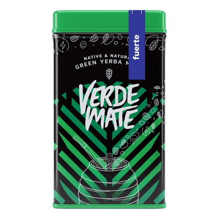 Yerbera – lata con Verde Mate Fuerte 0,5kg 