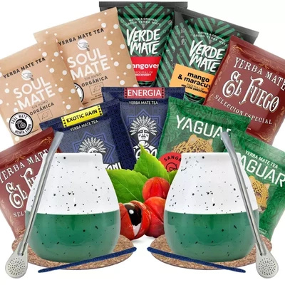 Yerba Mate Set para Dos Fruity para empezar