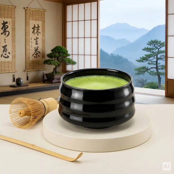 Set de regalo: matcha ceremonial japonés + matchawan + accesorios de bambú