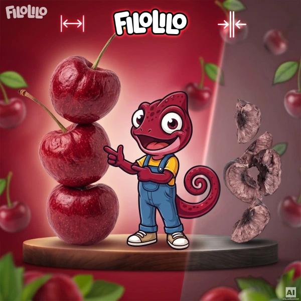 FiloLilo – Cerezas liofilizadas (enteras, sin hueso) 100 g