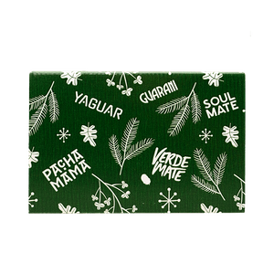 Envoltorio de Navidad para Yerba Mate Verde