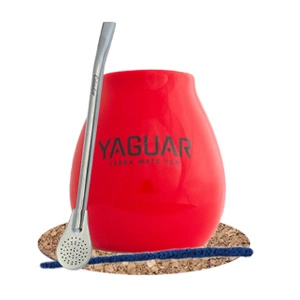 Yerba Mate Set de Accesorios: Calabaza + Bombilla