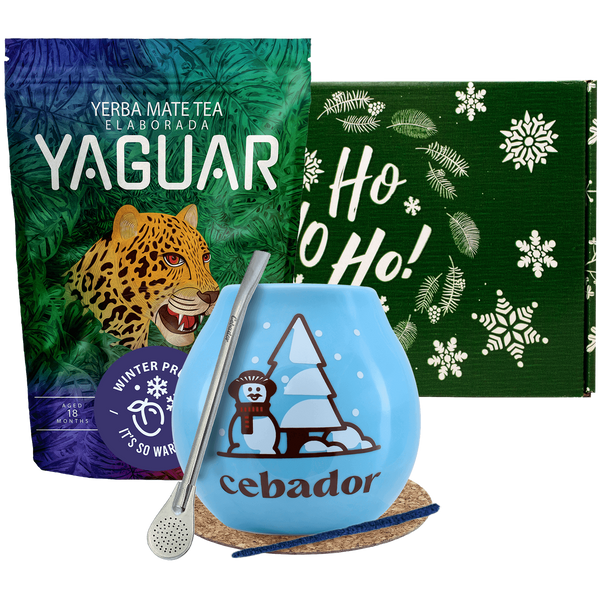 Set de regalo de invierno Yerba Mate Yaguar Winter Prune 0,5kg