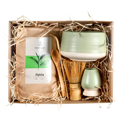 Set de regalo para preparar té matcha