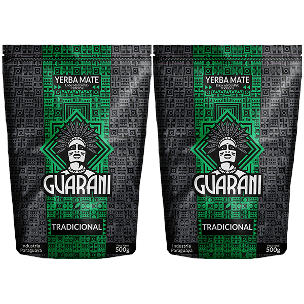 Set de Yerba Mate GUARANI Elaborada 2x500g = 1kg