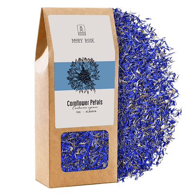 Mary Rose – Aciano (azul) – pétalos 10 g