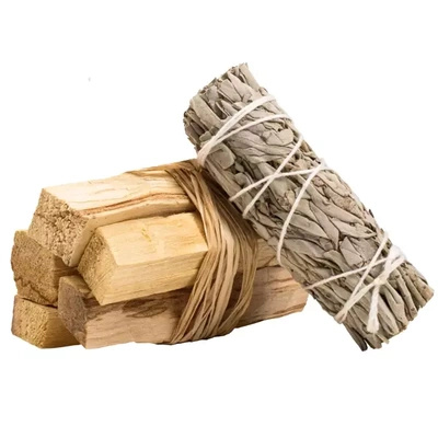 Kit de limpieza salvia blanca+Palo santo