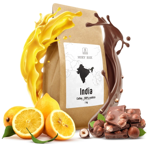 Mary Rose - café arábica en grano - India Karnataka premium 1 kg