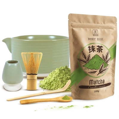 Juego para preparar té matcha