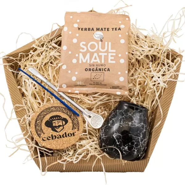 Soul Mate BIO 50g starter yerba mate set de regalo
