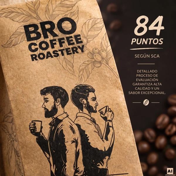 Bro Coffee Roastery – Café arábica en grano Costa Rica San Rafael Speciality 400 g
