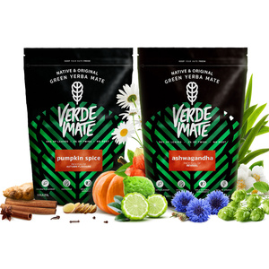 Set de Yerba Mate Verde Mate: Ashwagandha + Pumpkin Spice