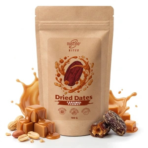 Nustino Bites – Dátiles Secos – Caramel Peanut 100 g