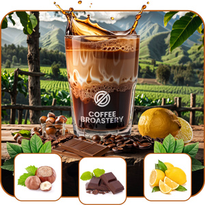 Bro Coffee Roastery - Café arábica en grano India Karnataka Premium 1 kg