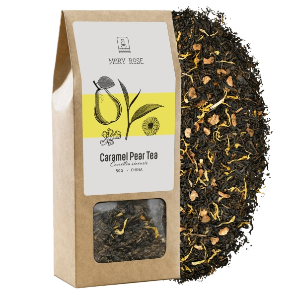 Set de regalo de tés a granel Mary Rose: sabores variados 6x50g