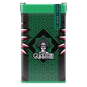 Yerbera – Lata metálica + Guarani Silueta 0,5 kg