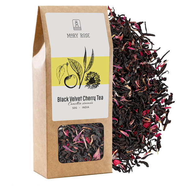 Mary Rose – Té Black Velvet Cherry – 50 g