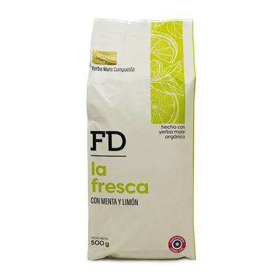 Fede Rico (FD) Menta Limón 0,5 kg 500 g – yerba mate paraguaya