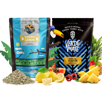 Juego de Yerba Verde Mate Green 3x500g