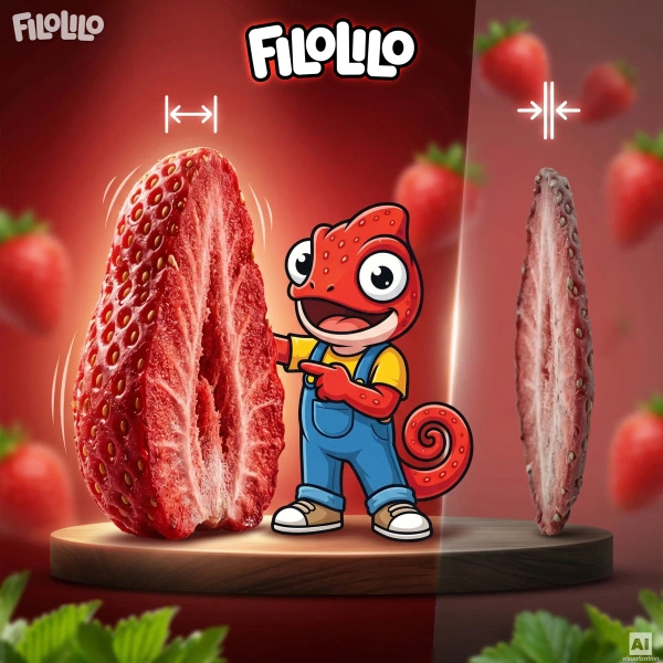 FiloLilo – Fresas liofilizadas (en rodajas) 100 g