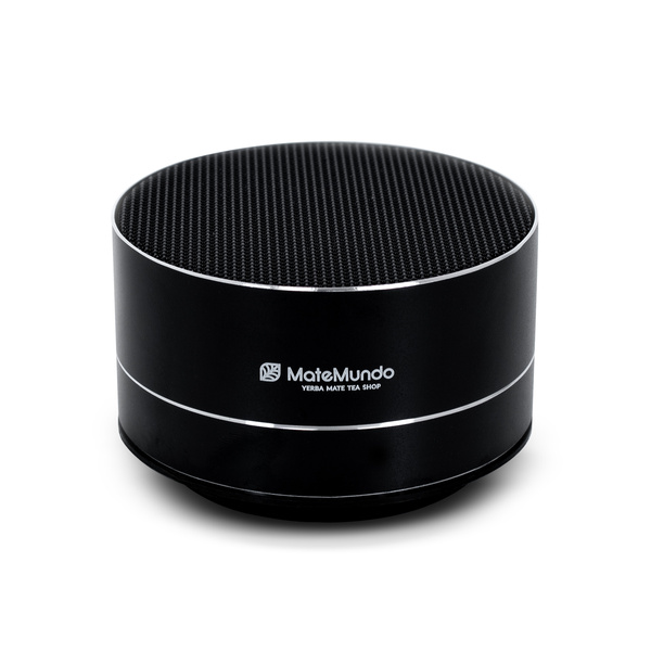 Altavoz con el logotipo de MateMundo