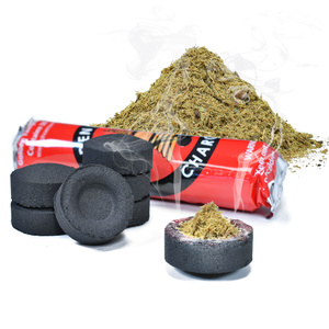 Set de virutas de palo santo premium, incensario y carbones de incienso